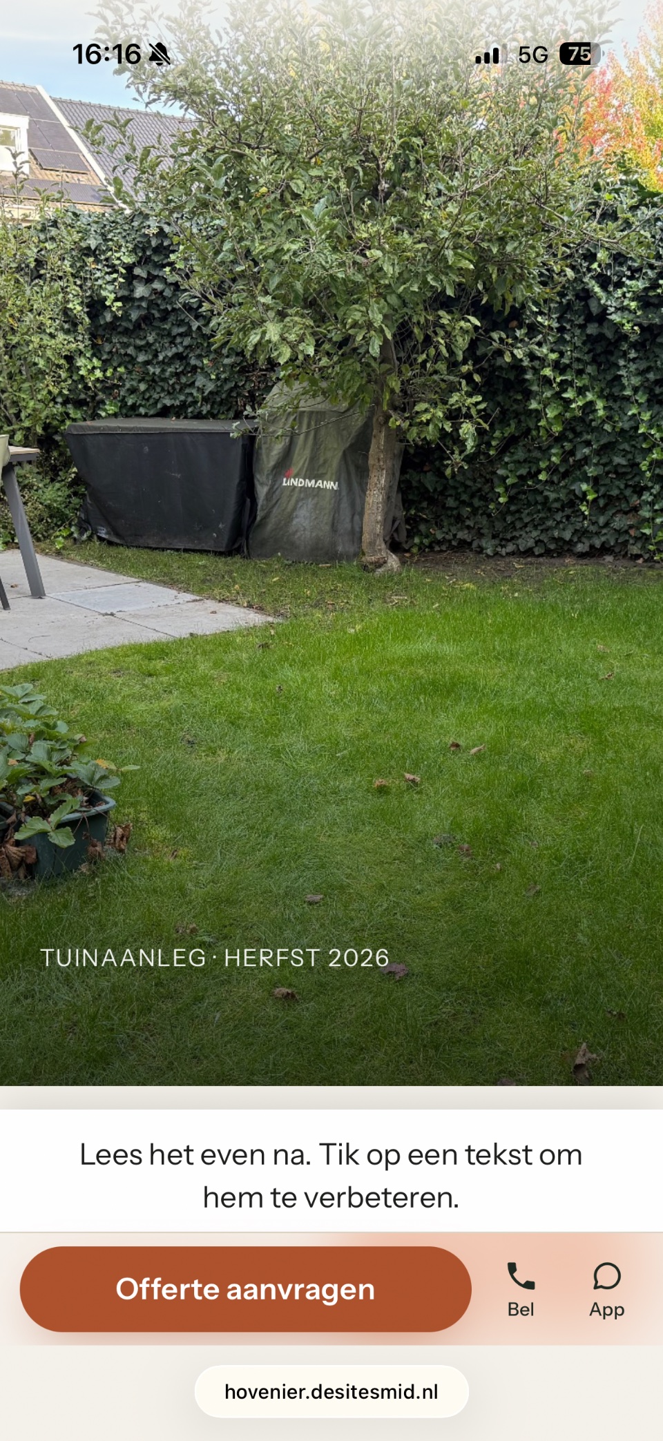 Ruime achtertuin met schutting en zithoekjes, foto 4